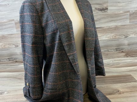 Blazer By Anne Klein In Grey & Red, Size: L Online now