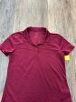 Athletic Top Short Sleeve By Nike Apparel In Red, Size: S Discount