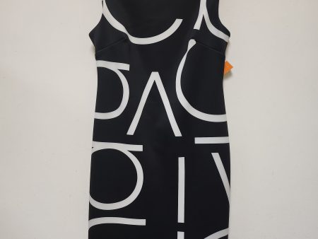 Dress Casual Midi By Calvin Klein In Black & White, Size: S Cheap