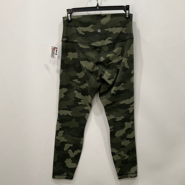 Athletic Capris By Lululemon In Camouflage Print, Size: 8 Supply