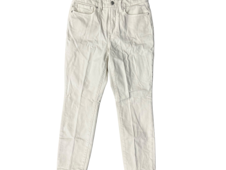 Jeans Straight By Good American In Cream, Size: 6 For Sale