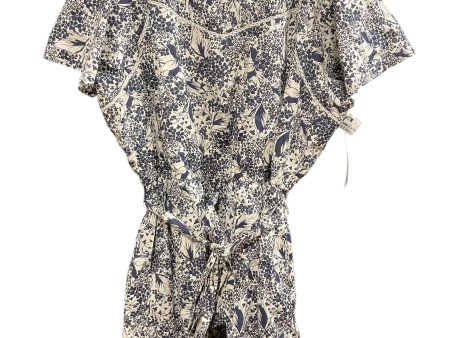 Dress Casual Short By Lane Bryant In Blue & Cream, Size: 28 For Discount