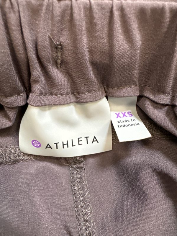 Athletic Shorts By Athleta In Grey, Size: Xxs For Discount