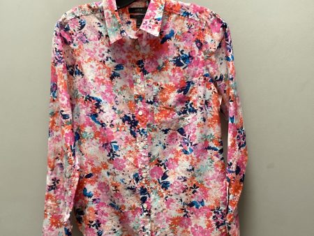 Blouse Long Sleeve By J. Crew In Pink, Size: Xs Online now