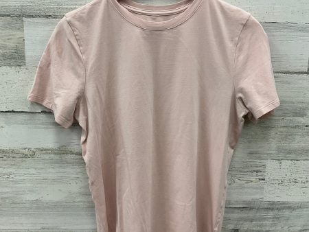 Athletic Top Short Sleeve By Lululemon In Pink, Size: S For Cheap