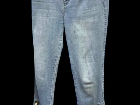 Jeans Cropped By Chicos In Blue Denim, Size: 2 Supply