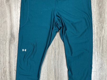 Athletic Leggings By Under Armour In Green, Size: 2x Online