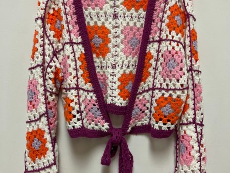 Sweater Cardigan By Mi Ami In Multi-colored, Size: M Fashion