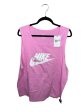 Athletic Tank Top By Nike Apparel In Pink, Size: 1x Discount