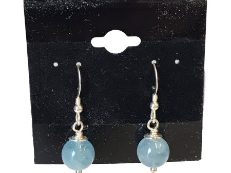 Earrings Dangle Drop In Blue For Discount