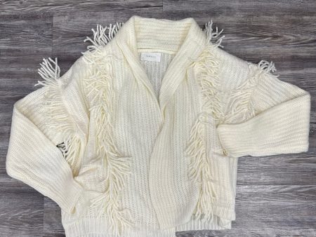 Sweater Cardigan By Six Fifty In Cream, Size: S Fashion