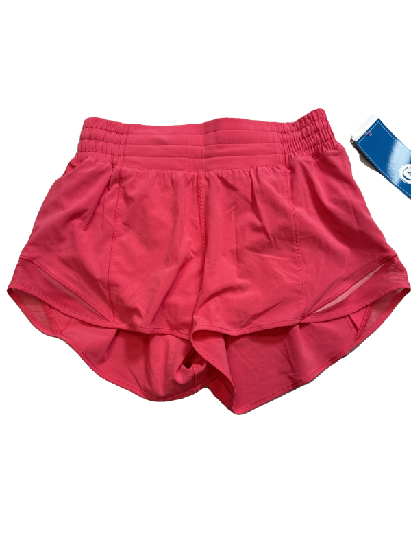 Athletic Shorts By Lululemon In Pink, Size: 4 Sale