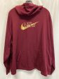 Athletic Sweatshirt Hoodie By Nike In Maroon, Size: 2x For Discount