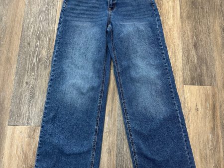 Jeans Straight By Vervet In Blue Denim, Size: 8 For Discount