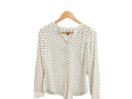 Blouse Long Sleeve By Talbots In White, Size: Xs Online now