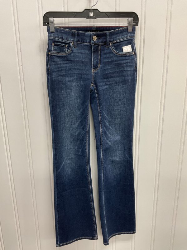 Jeans Boot Cut By White House Black Market In Blue Denim, Size:00P Online Sale