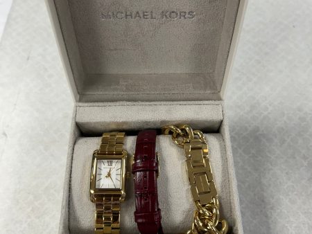 Watch By Michael Kors, Size: 03 Piece Set Fashion