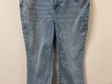 Jeans Straight By Inc In Blue Denim, Size: 18 Sale