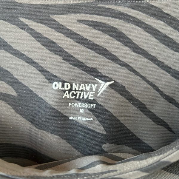 Athletic Pants By Old Navy In Black & Grey, Size: 8 For Sale