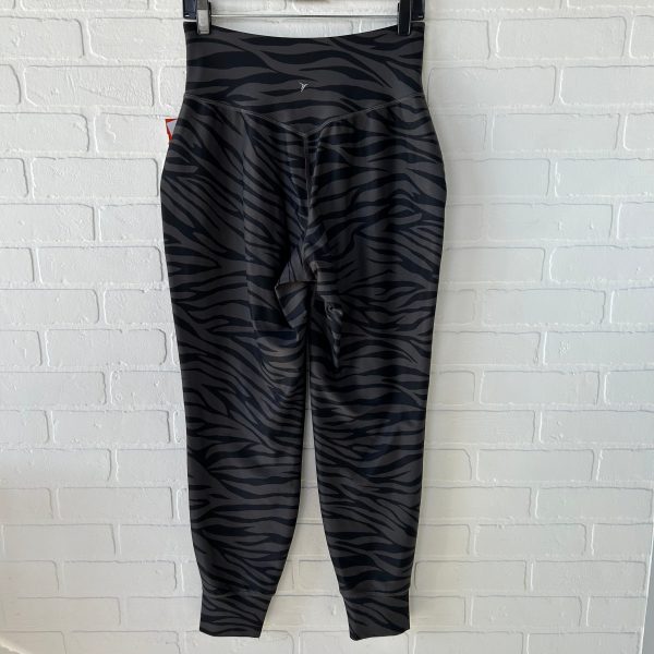 Athletic Pants By Old Navy In Black & Grey, Size: 8 For Sale