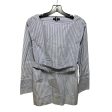 Belted Top Long Sleeve By J. Crew In Striped Pattern, Size: 0 For Cheap