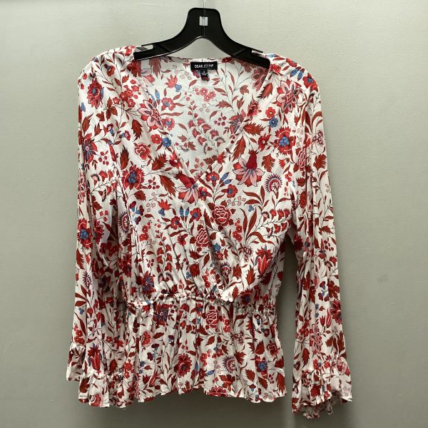 Blouse Long Sleeve By Dear John In Red, Size: S Online now