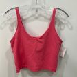 Athletic Tank Top By Lululemon In Pink, Size: 10 For Discount