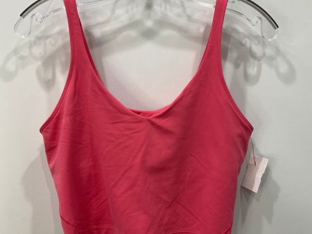 Athletic Tank Top By Lululemon In Pink, Size: 10 For Discount