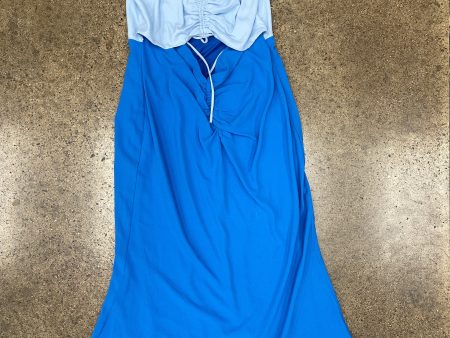 Dress Casual Maxi By Vici In Blue, Size:L on Sale