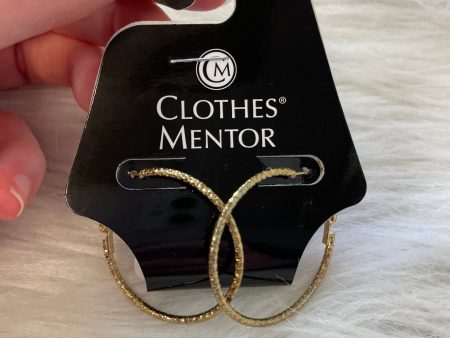 Earrings Hoop By Clothes Mentor For Cheap