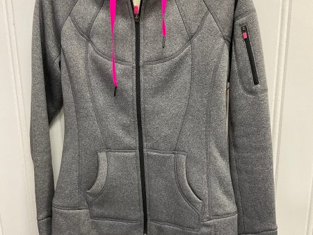 Athletic Jacket By Athleta In Grey, Size:Xs on Sale