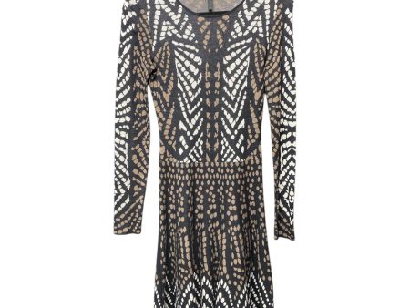 Dress Casual Short By Bcbgmaxazria In Black & Cream, Size: Xs Hot on Sale