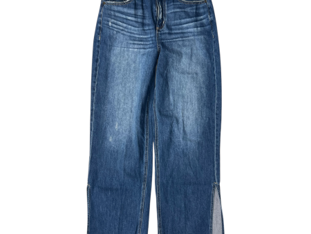 Jeans Wide Leg By Evereve In Blue Denim, Size: 26 Online now