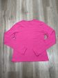 Athletic Top Long Sleeve Crewneck By Brooks In Pink, Size: M For Sale