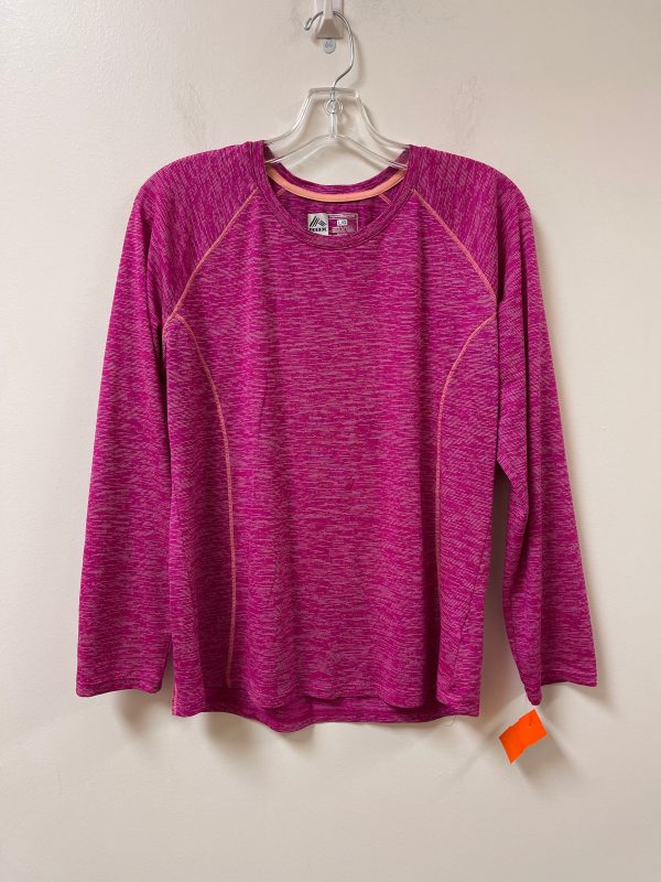 Athletic Top Long Sleeve Crewneck By Rbx In Pink, Size: L Hot on Sale