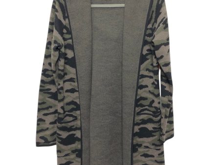 Sweater Cardigan By Rachel Zoe In Camouflage Print, Size:M Discount