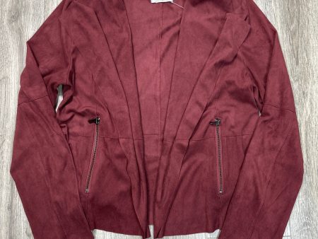 Cardigan By BAGATELLE In Maroon, Size: M Sale