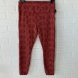 Athletic Leggings By Athleta In Orange & Red, Size: 8 For Cheap