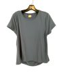 Athletic Top Short Sleeve By Athleta In Blue, Size: M For Discount