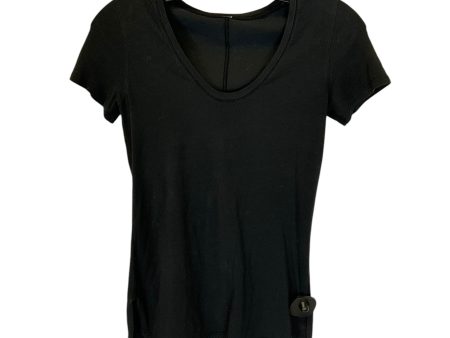 Athletic Top Short Sleeve By Lululemon In Black Sale