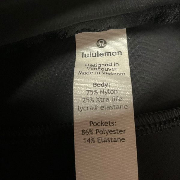 Athletic Pants By Lululemon In Black, Size: L Online Sale