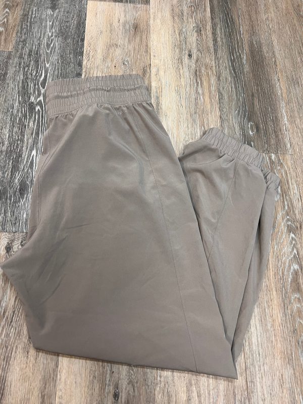 Athletic Pants By Abercrombie And Fitch YPB In Taupe, Size: L For Sale