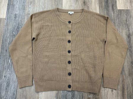 Sweater Cardigan By Indie & Co. In Brown, Size: Xl Fashion