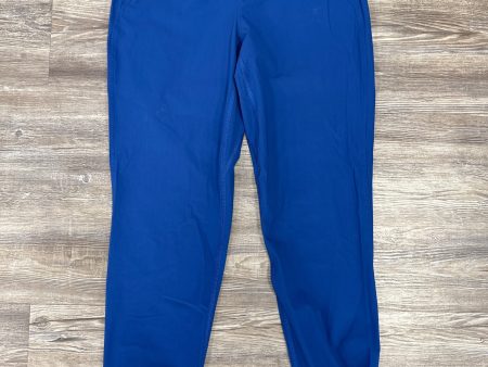 Athletic Pants By Lululemon In Blue, Size: 4 Discount