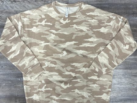 Athletic Sweatshirt Crewneck By Athleta In Camouflage Print, Size: S For Cheap