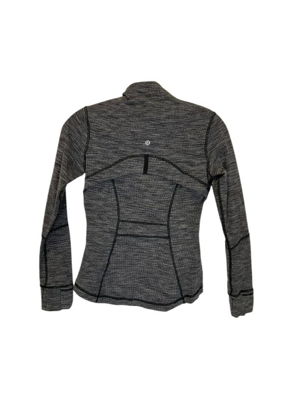 Athletic Jacket By Lululemon In Grey For Sale