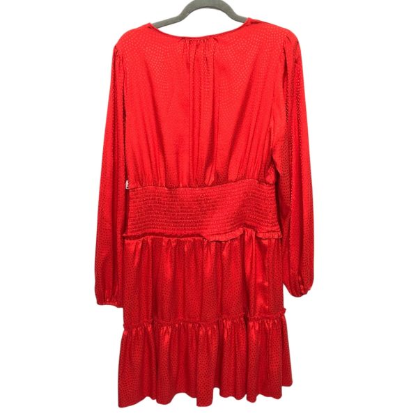 Dress Casual Short By Bcbgmaxazria In Red, Size:L Sale