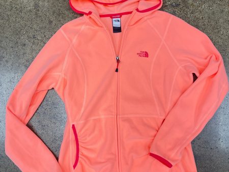 Athletic Jacket By The North Face In Coral, Size: L For Sale