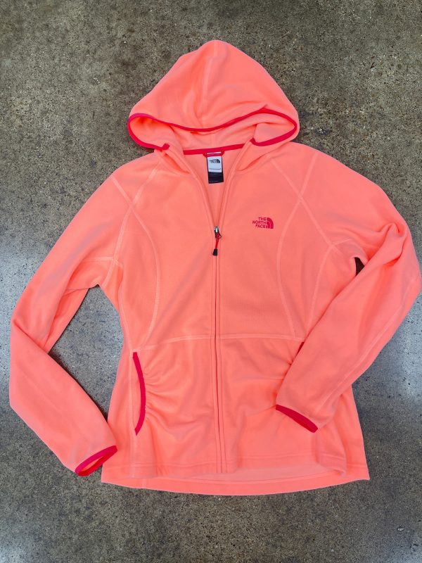 Athletic Jacket By The North Face In Coral, Size: L For Sale