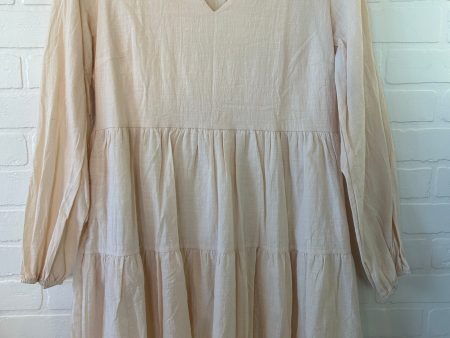 Dress Casual Short By fancyinn In Cream, Size: L Sale